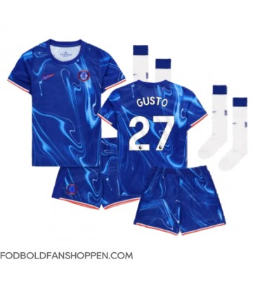 Chelsea Malo Gusto #27 Hjemmebanetrøje Børn 2024-25 Kortærmet (+ Korte bukser)